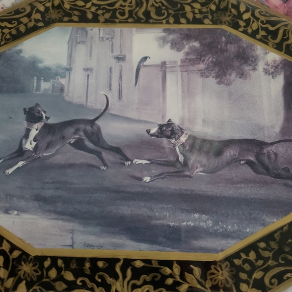 Vintage Durwin Rice Decoupage Plate, pre-owned - Picture 6 of 7